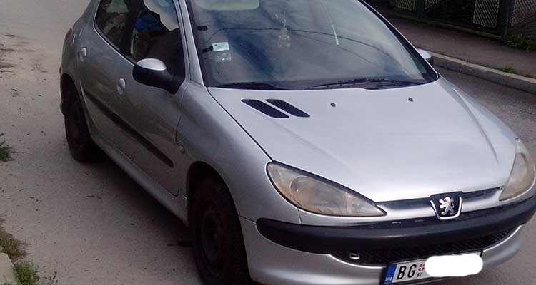 otkupljeni peugeot 206 1.1 2001. iz Beograda