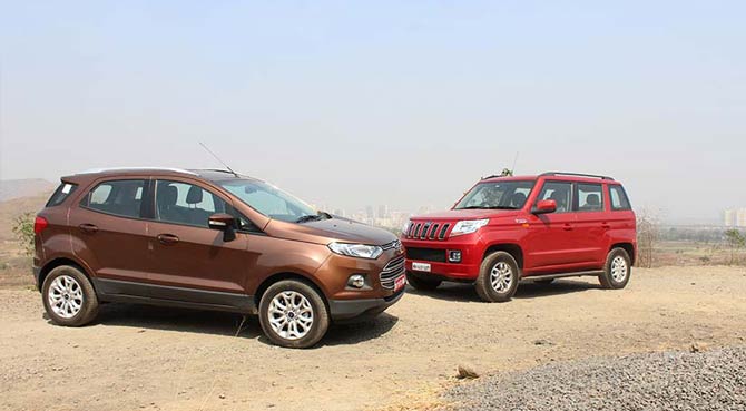 ford ecosport i mahindra tuv300