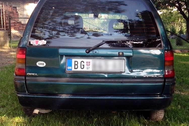 otkupljeni opel astra F karavan