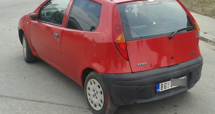 otkupljeni fiat punto 1.2 2002. iz Zemuna